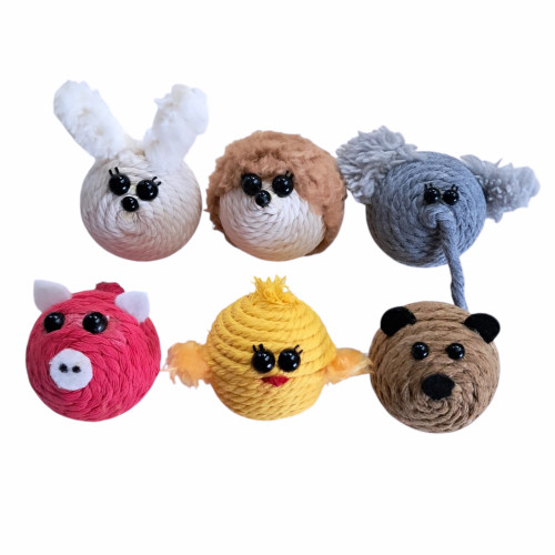 توپ بازی گربه مدل حیوانات جنگل